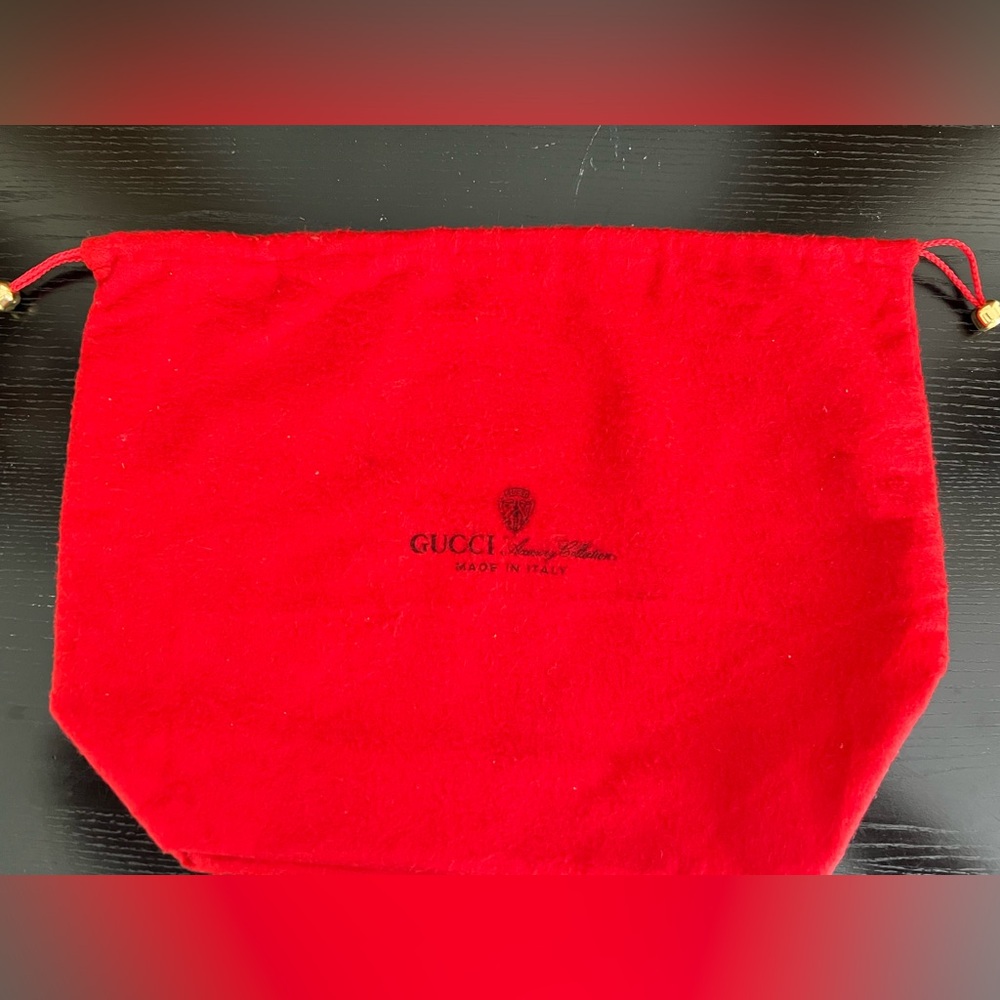 Vintage Gucci Red Dust bag